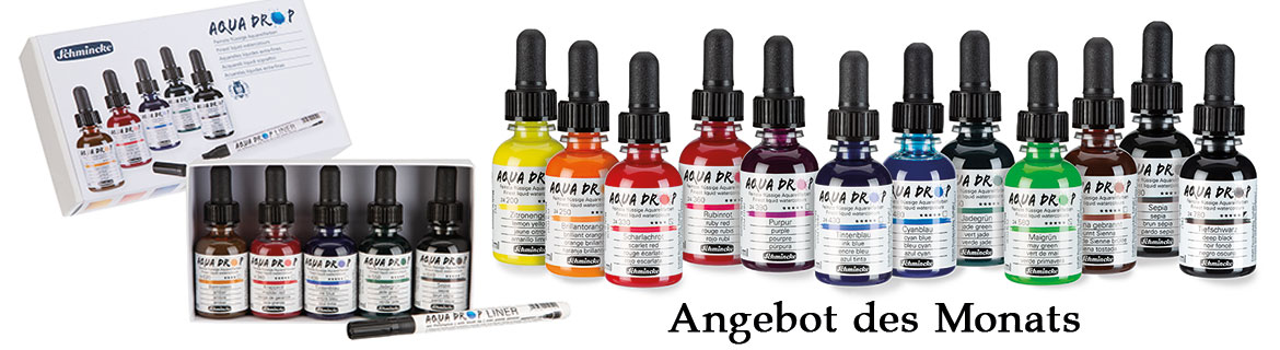 Schmincke Aqua Drop diesen Monat günstiger